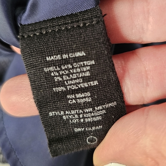 Theory The Dart Cotton Bland Herringbone Mini Dress - Picture 7 of 7